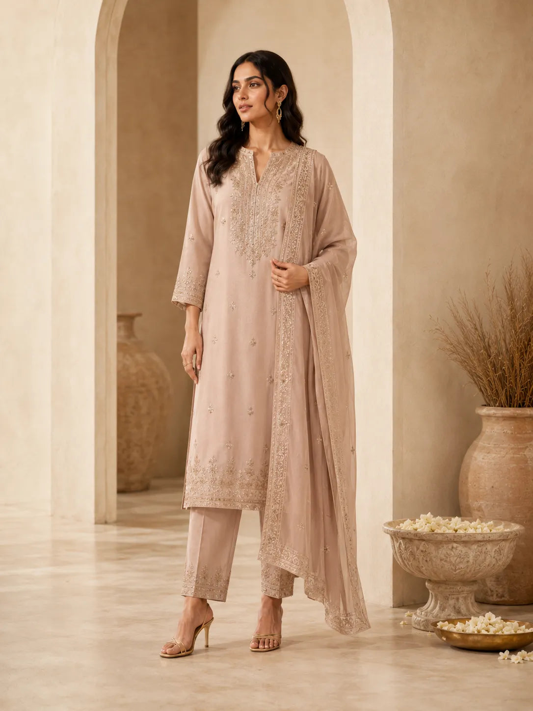 Meher Rose Tunic Set